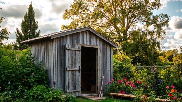 Choisissez l'abri de jardin idéal en fonction de vos besoins