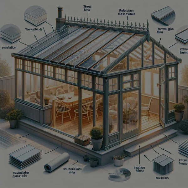 Quelles solutions pour renforcer l'isolation thermique d'une véranda ancienne ?